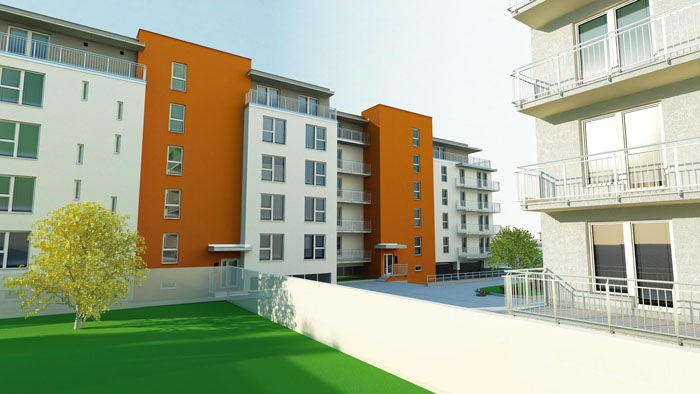 Obytný súbor gala residence, spracované pre Draškovič s.r.o.